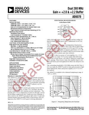 AD8079BR datasheet  